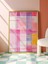Pembe Geometri Dijital Baskı Poster (Çerçevesiz) 1