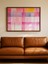 Pembe Geometri Dijital Baskı Poster (Çerçevesiz) 4