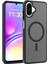 Samsung Galaxy A07 Kılıf Mat Magsafe Şarj Özellikli Darbe Önleyici Hassas Butonlu Buzlu Renkli Arka Kapak 1