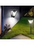 HS-V83 Solar Panelli 3 Modlu Kumandalı Hareket Sensörlü 100 Smd Ledli Şarjlı Duvar ve Bahçe Lambası 3