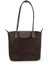 , Kadın Hakiki Deri Omuz ve El Çantası 153979Z5017 Kahve 1