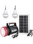 10 Watt 22 Smd Ledli Solar Panelli 3 Ampullü Usb-Mp3-Radyo Destekli Solar Fener YJ-1908TSYK 1