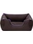Techmrt Pet Comfort Alpha Kedi ve Köpek Yatağı Kahverengi W Mor Biye S 60X50CM 1