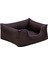 Techmrt Pet Comfort Alpha Kedi ve Köpek Yatağı Kahverengi W Mor Biye S 60X50CM 2