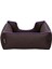 Techmrt Pet Comfort Alpha Kedi ve Köpek Yatağı Kahverengi W Mor Biye S 60X50CM 3