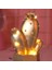 Buffer® LED Işıklı Sevimli Kaktüs Dekoratif Masa Lambası Mini Biblo Gece Lambası Gold 2