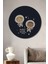 Uzay Keşfi Dekoratif Ahşap Mdf Ev/işyeri Duvar Tablo Yuvarlak Ev/işyeri Duvar Tablo 1