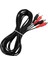 PM-428 Siyah 5 Metre 2 Rca + 2 Rca Kablo 1