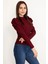 Prenses Kol Bluz Bordo W3125 3