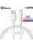 Baseus Mini White Micro USB 4A Oppo Vıvo Dash USB Şarj Kablosu 1METRE-(5775) - A557H879-M04557 1