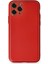 CPT16 iPhone 11 Pro Max Kılıf Coco Deri Silikon Kapak - Kırmızı 1