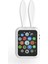 Ally Apple Watch 1-2-3-4 42MM Tavşan Figürü Silikon KILIF-(5775) - A180H109-M63180 2