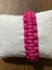 Pembe Paracord Bileklik 3