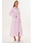 Mecit 6309 Pembe Kadın Uzun Sabahlık 2