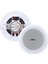 MV-6724 13 cm 6 Watt 8 Ohm 5" Beyaz Trafosuz Alçıpan Hoparlör 1