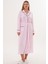 Mecit 6335 Pembe Kadın Sabahlık Gecelik Pijama 4'lü Set 3