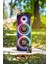 Lumox 100W Bluetooth Hoparlör Karaoke Parti Ses Sistemi Gitar Girişli Optik Kontrol Paneli Ekran 4
