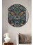 William Morris Kuş Desenli Dekoratif Ahşap Mdf Ev/işyeri Duvar Tablo Yuvarlak Ev/işyeri Duvar Tablo 1