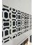 Serin Home Colection Lazer Kesim Gri Kalın Stor Güneşlik Perde (Dayanıklı Alüminyum Kasa) 3