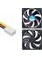 IC-216 Fırçasız Dc Fan 120X120X25MM 12 Volt 3 Pin 1