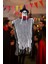 Halloween Cadılar Bayramı Iskelet Korkuluk Şapkalı Saçlı 100 cm Korku Aksesuarı 2