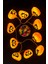 Halloween Cadılar Bayramı Işık LED Bal Kabağı Figür 2m 6cm 10LU Pilli Süsleme Dekoru 3