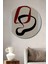 Soyut Sanat Dekoratif Ahşap Mdf Ev/işyeri Duvar Tablo Yuvarlak Ev/işyeri Duvar Tablo 1
