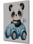 Panda Yarış Arabası Dekoratif Ahşap Mdf Ev/işyeri Duvar Tablo Dikdörtgen Ev/işyeri Duvar Tablo 2