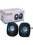 D-05A Mini 5 Watt Aux 2.0 Multimedia 1+1 USB Speaker - Hoparlör 4