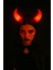 Halloween Taç Şeytan Işıklı Büyük Boynuzlu 1