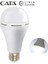Cata Ct 4229 9W Şarjlı LED Ampul 6400K Beyaz Işık 1