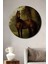 Asil At Ahşap Mdf Dekoratif Ev/işyeri Duvar Tablo Yuvarlak Ev/işyeri Duvar Tablo 1