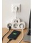 Çoklu Kablolu Priz Yüksek Gerilim Korumalı 3’lü Priz 1x USB 2x Type-C Çıkışlı Grup Priz Çoğaltıcı Siyah 4