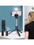 Kendiliğinden LED Işıklı Kumandalı Uzayabilen Selfie Çubuğu,masa Üstü Tripod 4
