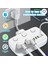 Akım Korumalı 2’li Ayrı Anahtarlı Priz, 2x Priz, 3x Usb, 1x Type-C, 2 mt Kablo, Hızlı Şarj 1