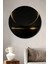 Altın Çember Minimalist Dekoratif Ahşap Mdf Ev/işyeri Duvar Tablo Yuvarlak Ev/işyeri Duvar Tablo 1
