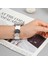 Apple Watch Series 10 42MM/9 8 7 41MM/SE (2023) Se (2022) Se 6 5 4 40MM/3 2 1 38MM Yuvarlak Parçalı Çinko Alaşımlı Kayış (Yurt Dışından) 5