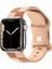 Apple Watch Series 10 46MM/ULTRA 2 Ultra 49MM/9 8 7 45MM/SE (2023) Se (2022) Se 6 5 4 44MM/3 2 1 42MM Silikon Bant - Açık Kahverengi Için Kalebol Kayış (Yurt Dışından) 3