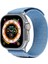 Apple Watch 10 46MM/ULTRA 2/ultra 49MM/9 8 7 45MM/SE (2023) Se (2022) Se 6 5 4 44MM/3 2 1 42MM Magic Tape Band-Bebek Mavisi Için Kalebol Denim Saat Kayışı (Yurt Dışından) 4
