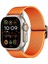 Apple Watch Series 10 46MM/ULTRA 2/ultra 49MM/SERIES 9 8 7 45MM/SE (2023) Se (2022) Se 6 5 4 44MM/3 2 1 42MM Bant-Turuncu Için Naylon Kayış (Yurt Dışından) 2