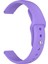 12 mm Evrensel Akıllı Saat Ters Tokalı Silikon Saat Kayışı Için Yedek Bant - Mor (Yurt Dışından) 3