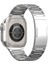 Apple Watch 10 46MM/ULTRA 2/ultra 49MM/9 8 7 45MM/SE (2023) Se (2022) Se 6 5 4 44MM/3 2 1 42MM Yedek Titanyum Alaşımlı Saat Kayışı - Gümüş (Yurt Dışından) 1