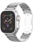 Apple Watch 10 46MM/ULTRA 2/ultra 49MM/9 8 7 45MM/SE (2023) Se (2022) Se 6 5 4 44MM/3 2 1 42MM Yedek Titanyum Alaşımlı Saat Kayışı - Gümüş (Yurt Dışından) 4
