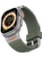 Apple Watch Series 10 46MM/ULTRA 2/ultra 49MM/9 8 7 45MM/SE (2023) Se (2022) Se 6 5 4 44MM/3 2 1 42MM Için Sıvı Silikon Kayış - Orman Yeşili (Yurt Dışından) 5