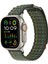 Apple Watch Series 10 46MM/ULTRA 2/ultra 49MM/9 8 7 45MM/SE (2023) Se (2022) Se Naylon Döngülü Saat Kayışı-Yeşil (Yurt Dışından) 3