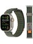 Apple Watch Series 10 46MM/ULTRA 2/ultra 49MM/9 8 7 45MM/SE (2023) Se (2022) Se Naylon Döngülü Saat Kayışı-Yeşil (Yurt Dışından) 4