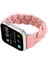 Apple Watch Series 10 46MM/ULTRA 2 Ultra 49MM/9 8 7 45MM/SE (2023) Se (2022) Se 6 5 4 44MM/3 2 1 42MM Için Elastik Dokuma Tasarım Saat Kayışı Yedek Saat Kayışı - Pembe (Yurt Dışından) 3