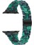 Apple Watch Series 10 46MM/ULTRA 2 Ultra 49MM/9 8 7 45MM/SE (2023) Se (2022) Se 6 5 4 44MM/3 2 1 42MM - Yeşil Karışık Için Hafif Renkli Reçine Saat Kayışı Yedeği (Yurt Dışından) 1