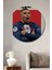 Mbappe Ahşap Mdf Dekoratif Ev/işyeri Duvar Tablo Yuvarlak Ev/işyeri Duvar Tablo 1
