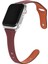 Kalebol Apple Watch 10 46MM/ULTRA 2/ultra 49MM/9 8 7 45MM/SE (2023) Se (2022) Se 6 5 4 44MM/3 2 1 42MM Saat Kayışı, Küçük Toka - Şarap Kırmızısı (Yurt Dışından) 2